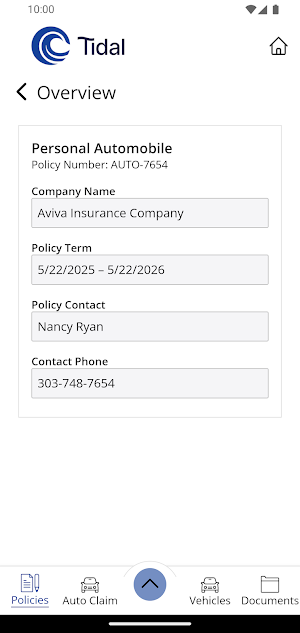 Tidal Insurance Mobile Screenshot 3