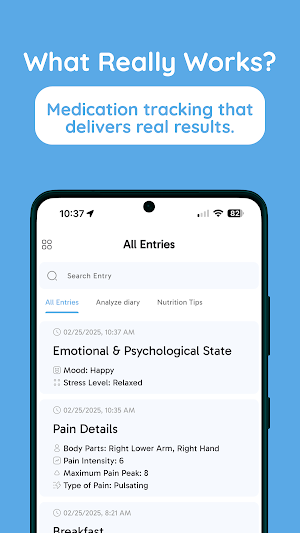 PainLog - Pain Diary & Tracker Screenshot 3
