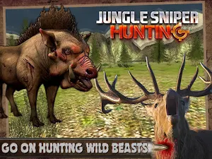 Jungle Sniper Hunting 3D Screenshot 0