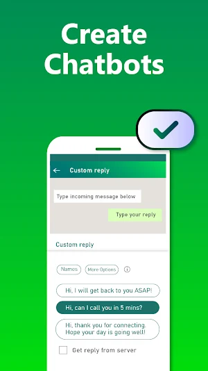 Reply App: Auto Reply for Whatsapp, Messenger, WA Screenshot 3