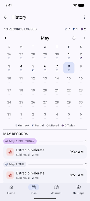 Featherline: HRT Tracker Screenshot 2