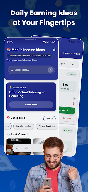 Online Mobile Income Ideas Screenshot 0