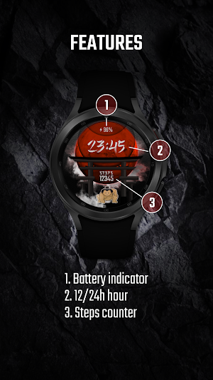 Digital watch face - SUMO INFO Screenshot 1