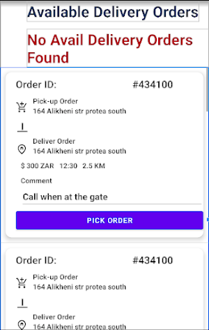 KasiCouriers Screenshot 2