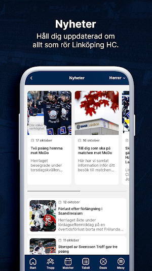 Linköping Hockey Club Screenshot 2