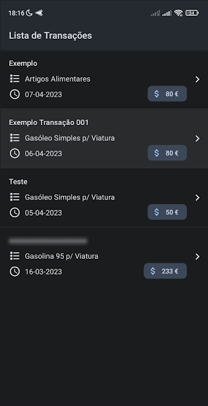 Magnífico Douro - Despesas Screenshot 0