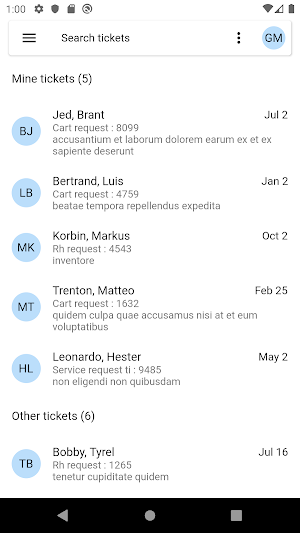 MAINT Service Desk Screenshot 1