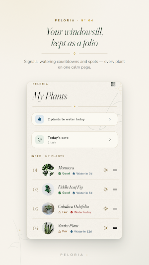 Peloria: Plant Light & Care Screenshot 3