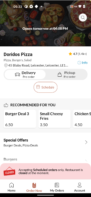 Doridos Pizza Screenshot 2