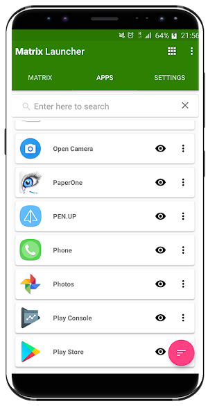 Matrix Launcher Screenshot 3