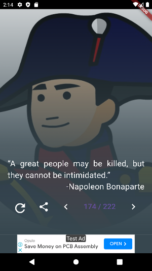 Napoleon Bonaparte Quotes Screenshot 1
