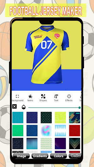 Football Jersey Maker- T shirt Screenshot 1