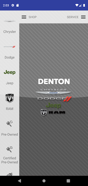 Denton Chrysler Dodge Jeep RAM Screenshot 0