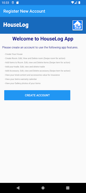 HouseLog Screenshot 0