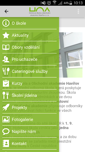 Hotelová škola a Obchodní akademie Havířov Screenshot 0