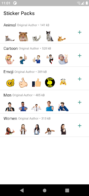 Thumbs Up Stickers Pro Screenshot 0
