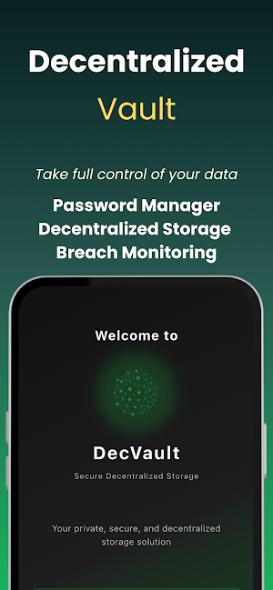 DecVault - Secure Your Data Screenshot 0