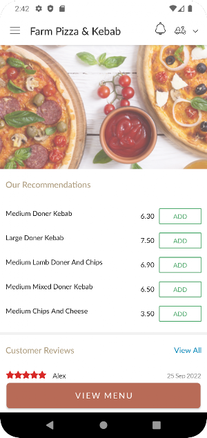 Farm Pizza & kebab Screenshot 2