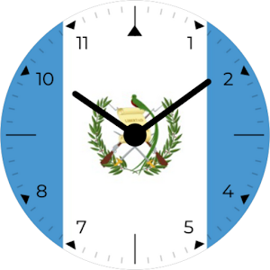 Guatemala Analog Watch Face Screenshot 3