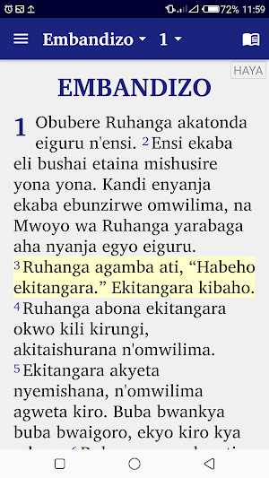 Biblia Tafsiri Mbalimbali Screenshot 1