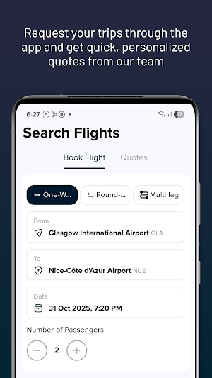 The Private Jet app Screenshot 3