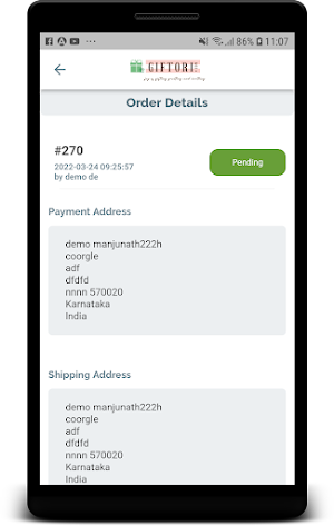 Giftori Seller Screenshot 2