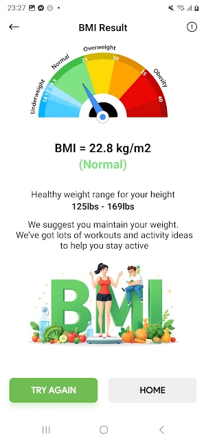 Health Calc & Weight Tracker Screenshot 2