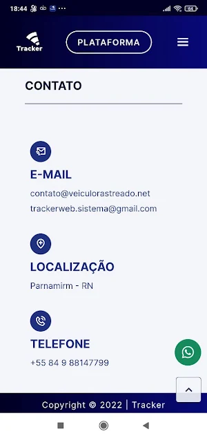 Tracker Site Screenshot 3