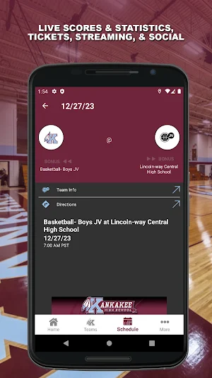 Kankakee Kays Athletics Screenshot 2