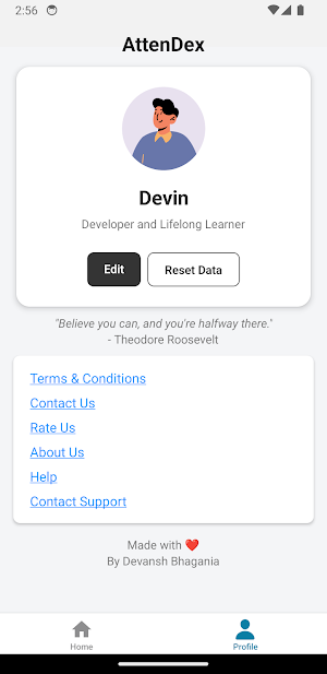 Attendex: Attendance App Screenshot 2