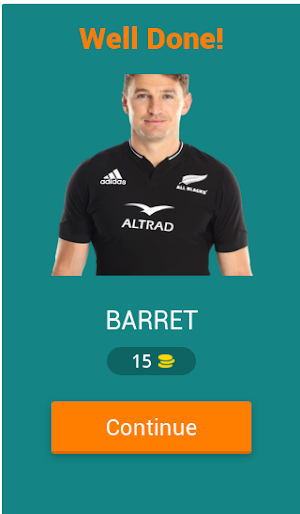 RUGBY PLAYERS QUIZ Screenshot 1