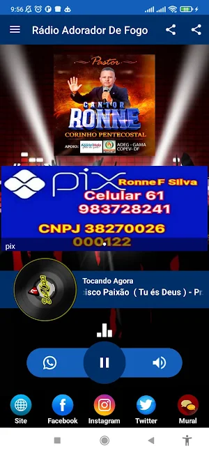 Rádio Adorador De Fogo Screenshot 1