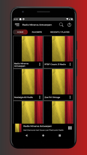 Radio Minerva Antwerpen App Screenshot 0