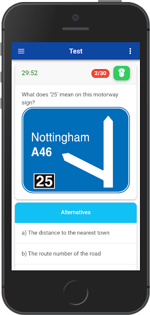 Motorcycle theory test 2022 Screenshot 2