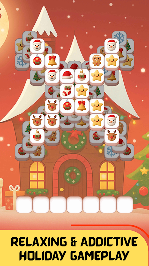 Christmas Mahjong Tile Match Screenshot 1