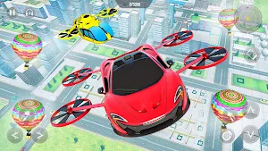 Flying Car Robot Shooting Game Screenshot 1