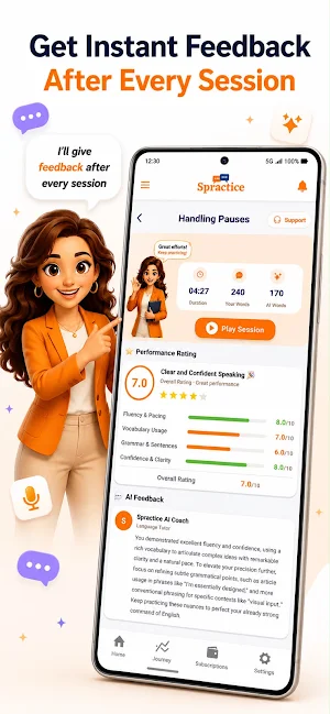 Spractice - Speaking Practice Screenshot 2