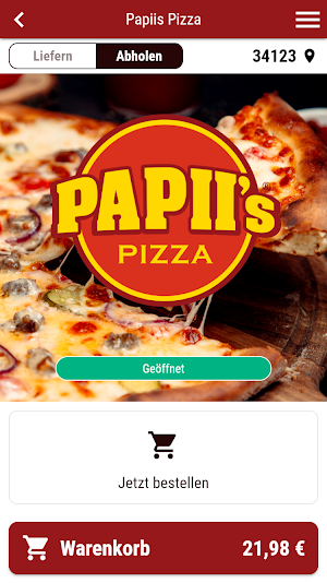 Papiis Pizza Screenshot 1
