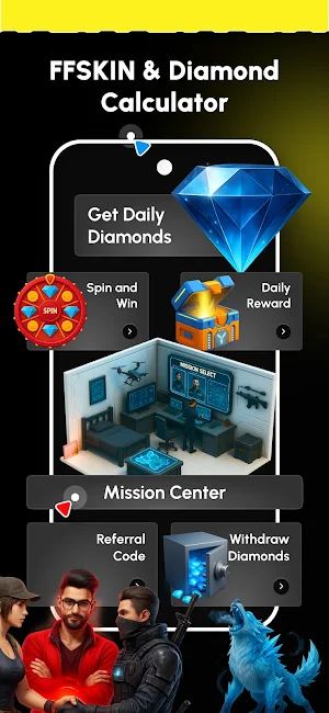 FFSKIN & Diamond Calculator Screenshot 1