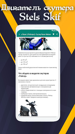 Двигатель скутера  Stels Skif Screenshot 2