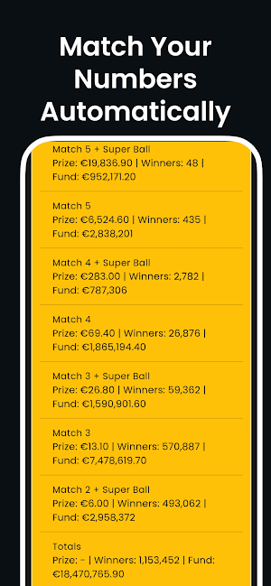 Pro German Lottery Lotto Draws Screenshot 3