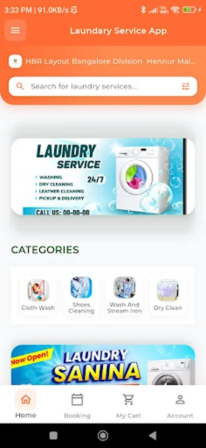 Laundry App Screenshot 2