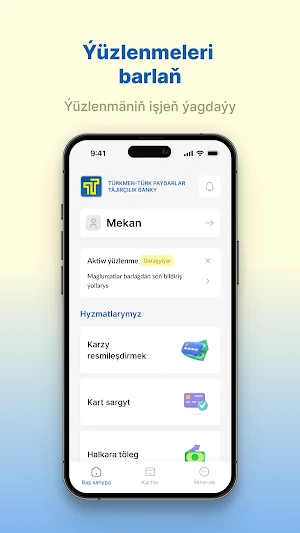 Türkmen-Türk sanly bank Screenshot 1