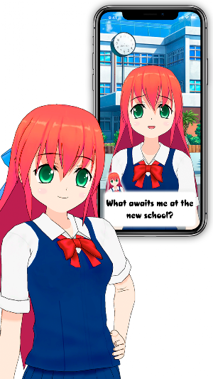 Anime School Love Story - Chapter 1 Screenshot 1