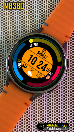 Digital Watch Face MB380 Screenshot 2