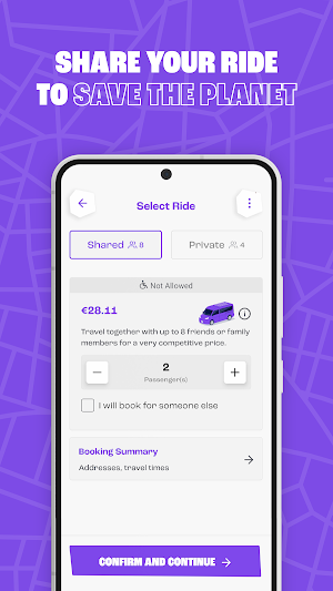 LetzRide: Get a Shared Ride Screenshot 2