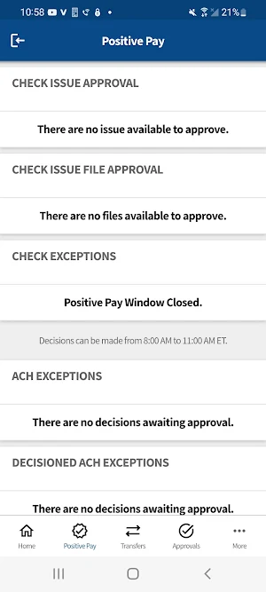 Washington Financial Business Screenshot 2