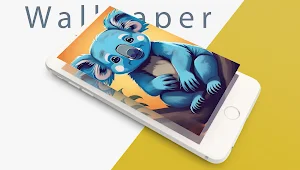 Blue Koala Wallpaper Screenshot 3