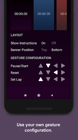 Xtop Gesture Stopwatch Screenshot 2
