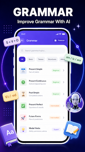 Aiva AI: English Speak Tutor Screenshot 2